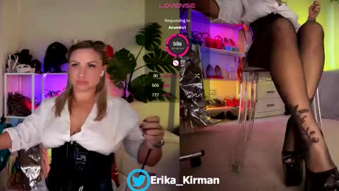 Snapshot of erika_kirman chatting on 10/17/25, 11:02 Erika online show from 10/17/25, 11:02