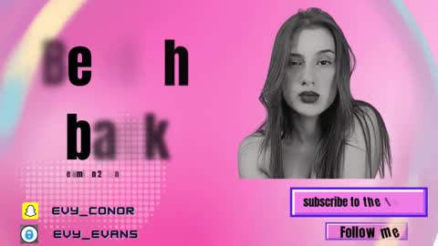 Evy conor online show from 09/28/25, 12:21