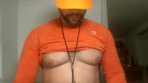 Snapshot of fuckyeahcoach chatting on 11/01/25, 12:45 Muscle Bear Jock in Training online show from 11/01/25, 12:45