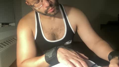 Snapshot of fuckyeahcoach chatting on 05/29/26, 06:33 Muscle Bear Jock in Training online show from 05/29/26, 06:33