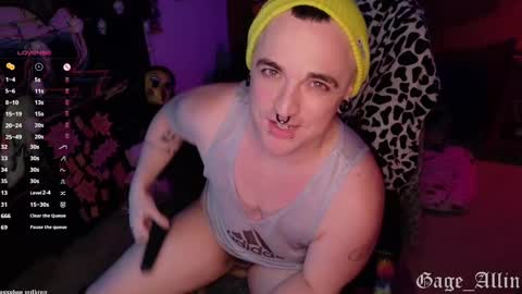 Snapshot of gage_allin chatting on 10/24/25, 09:44 Gage Allin AKA Alpha Pussy online show from 10/24/25, 09:44
