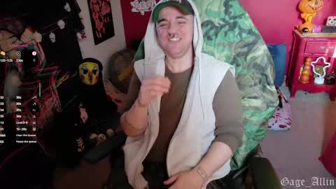 Snapshot of gage_allin chatting on 10/28/25, 08:22 Gage Allin AKA Alpha Pussy online show from 10/28/25, 08:22