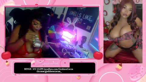Snapshot of goddesscocoaa chatting on 04/24/26, 03:20 Goddess Cocoa online show from 04/24/26, 03:20
