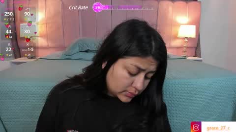 Snapshot of grace77_ chatting on 02/18/25, 12:17 Grace online show from 02/18/25, 12:17