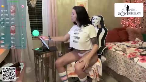 Snapshot of gypsy_rebellion chatting on 12/19/25, 12:17 Gypsy online show from 12/19/25, 12:17