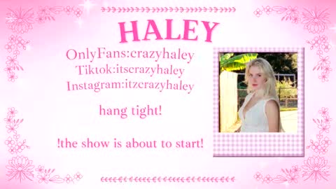 Snapshot of haleycrazy chatting on 12/01/25, 02:11 Haley online show from 12/01/25, 02:11