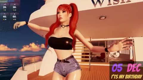 Snapshot of hannah3dx chatting on 11/24/25, 10:42 Hannah online show from 11/24/25, 10:42