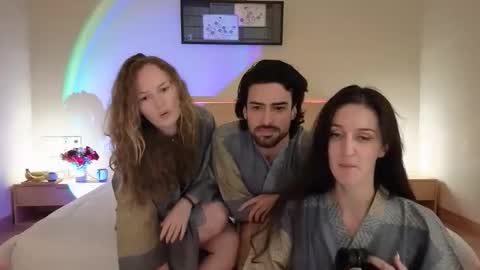 Snapshot of heidiluceous chatting on 05/02/26, 01:05 Heidi brunette Foxy red head and Carrie blondie online show from 05/02/26, 01:05