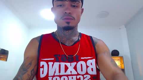 Snapshot of hot_latino_x chatting on 02/25/26, 01:43 SEXY COUPLE online show from 02/25/26, 01:43