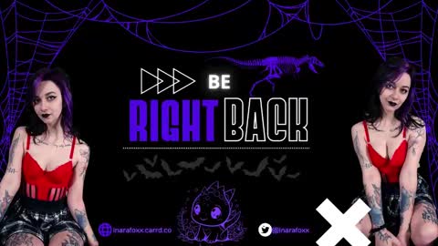 Snapshot of inarafoxxx chatting on 09/14/25, 03:27 Inarafoxx online show from 09/14/25, 03:27