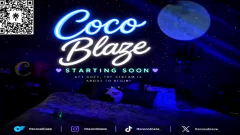 Snapshot of itscocoblaze chatting on 07/25/26, 06:27 CoCo Blaze online show from 07/25/26, 06:27