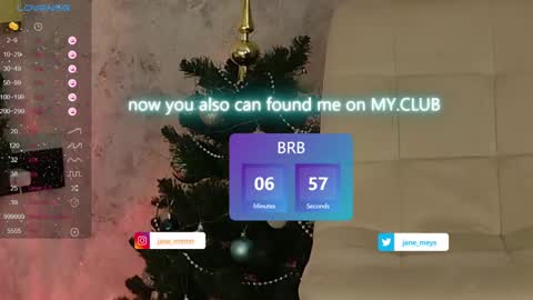 Snapshot of jane_meys chatting on 12/30/24, 11:59 your kitty JANE roawww online show from 12/30/24, 11:59