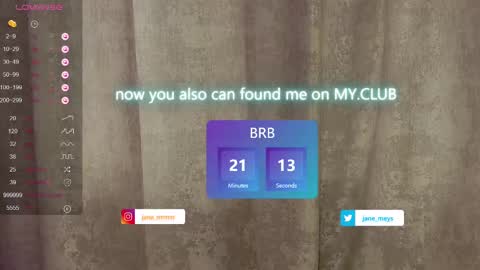 Snapshot of jane_meys chatting on 03/06/25, 08:19 your kitty JANE roawww online show from 03/06/25, 08:19