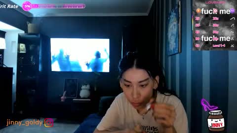 Snapshot of jinny_gold chatting on 09/28/25, 01:38 MY NEW INSTA jinny goldy online show from 09/28/25, 01:38