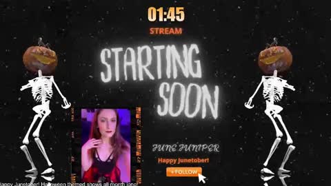 Snapshot of junejuniper chatting on 10/06/25, 11:24 June Juniper online show from 10/06/25, 11:24