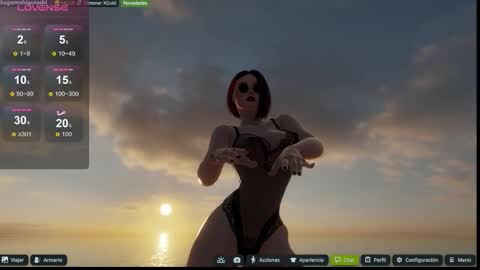 Snapshot of kagome__higurashi chatting on 12/20/25, 06:37 Emily online show from 12/20/25, 06:37