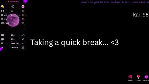 kai 96 online show from 02/25/26, 01:15