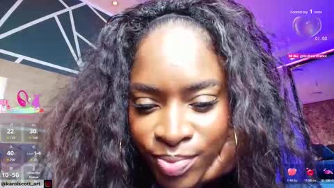 Snapshot of karol_scott1 chatting on 10/01/25, 09:54 KAROL SCOTT online show from 10/01/25, 09:54