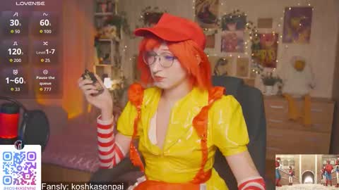 koshkasenpai online show from 11/21/25, 03:00