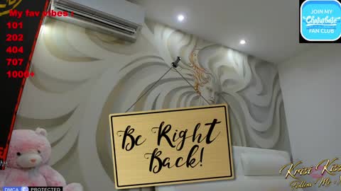 Snapshot of krisi_kiss chatting on 01/14/25, 06:56 KrisiFollow me  Thumb UP  online show from 01/14/25, 06:56