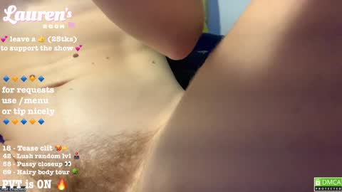 Snapshot of laurenipsumsit chatting on 01/22/25, 06:52 Lauren online show from 01/22/25, 06:52