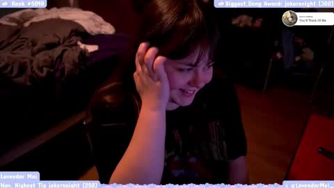 Snapshot of lavendermei chatting on 12/14/25, 01:33 LavenderMei online show from 12/14/25, 01:33