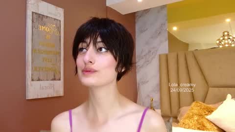 Snapshot of lola_creamy chatting on 09/24/25, 01:14 Lola online show from 09/24/25, 01:14