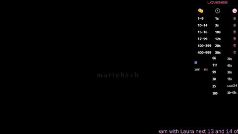 Maria  online show from 11/30/25, 03:05