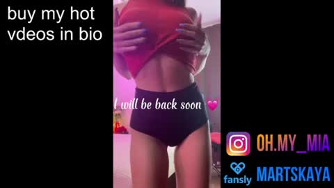 Snapshot of mia4sin chatting on 07/21/26, 08:27 Mia Martskaya online show from 07/21/26, 08:27
