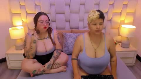 Snapshot of miaandmolly_ chatting on 12/05/25, 07:06 mia red hair molly short hair online show from 12/05/25, 07:06