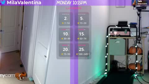 Mila Valentina online show from 01/28/25, 03:15