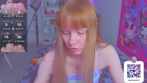 Snapshot of miliameow chatting on 09/09/25, 02:33 Milia online show from 09/09/25, 02:33