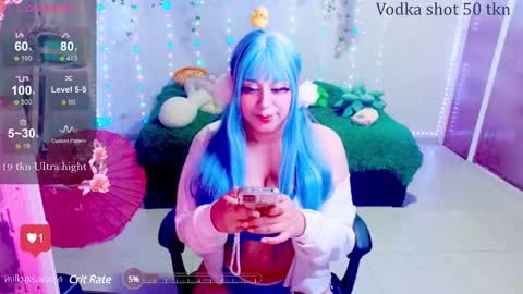 Snapshot of milkysakura chatting on 01/27/25, 03:15 Abby  Lilia online show from 01/27/25, 03:15