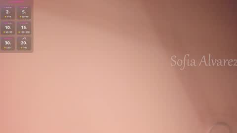 Sofia Alvarez online show from 01/06/26, 10:12