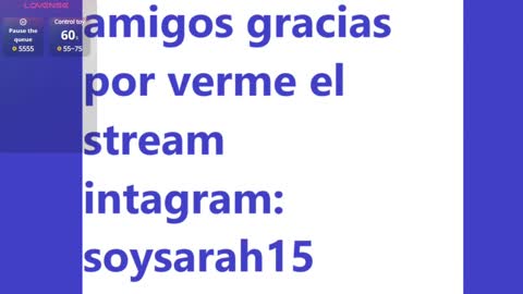 sarah online show from 03/11/25, 08:09