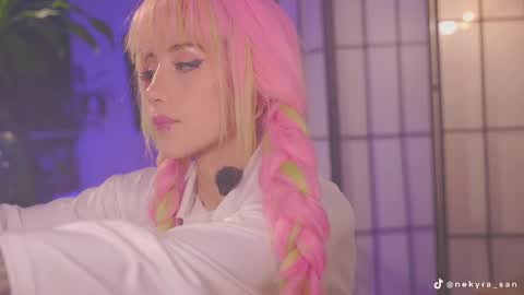 Snapshot of nekyra_san chatting on 02/16/25, 12:52 Mely Birthday party saturday night BYO online show from 02/16/25, 12:52