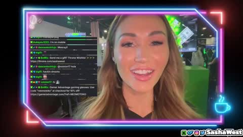 Sasha West online show from 02/08/25, 02:47