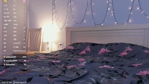 Snapshot of neonquack chatting on 12/15/24, 02:16 Riley online show from 12/15/24, 02:16