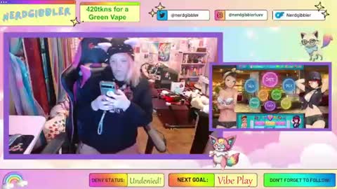 Snapshot of nerdgibbler chatting on 07/09/26, 11:58 NerdGibbler online show from 07/09/26, 11:58