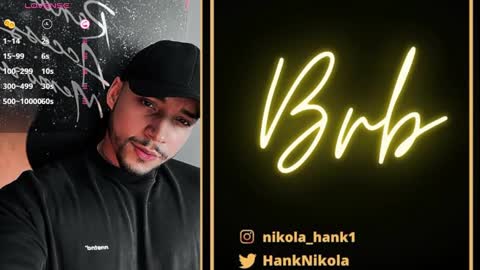 Snapshot of nikolahank1 chatting on 12/10/24, 06:11 Nikola Hank online show from 12/10/24, 06:11