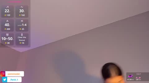 Snapshot of parisi_ chatting on 02/09/25, 12:49 PARISI online show from 02/09/25, 12:49