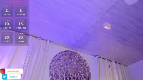 Snapshot of parisi_ chatting on 03/01/25, 12:50 PARISI online show from 03/01/25, 12:50