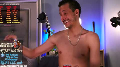 Andy Conda ITS A BRO CHRISTMAS PARTY FRIDAY DECEMBER 13TH 9pm est - LATE Mark Your Calendar online show from 11/13/25, 01:37