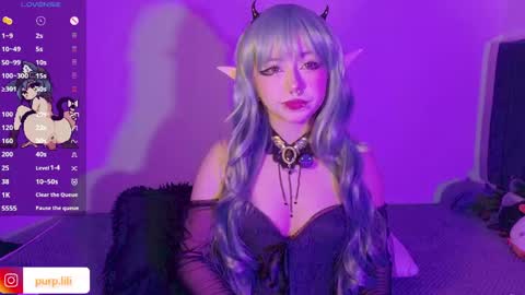 Snapshot of purplelilith3 chatting on 05/15/26, 03:02 Purple Lilith online show from 05/15/26, 03:02