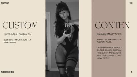 Rosie Bones online show from 04/27/26, 11:03