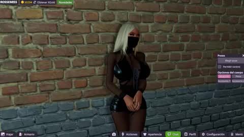 Snapshot of rosse_mistress chatting on 10/31/25, 07:26 Roxana online show from 10/31/25, 07:26