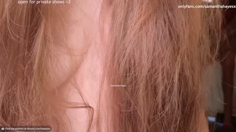 Snapshot of samanthahayesxoxo chatting on 02/04/25, 01:56 The Real Samantha Hayes haha online show from 02/04/25, 01:56