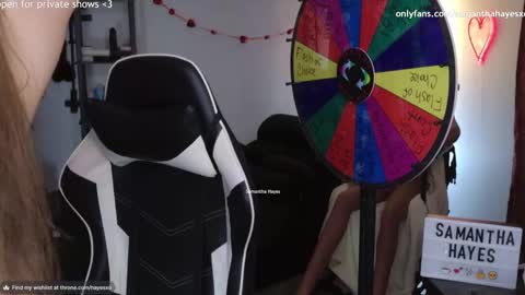 Snapshot of samanthahayesxoxo chatting on 02/18/25, 05:20 The Real Samantha Hayes haha online show from 02/18/25, 05:20