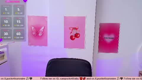 Snapshot of sampuckettbaby chatting on 07/04/26, 03:18 sampuckettbaby online show from 07/04/26, 03:18