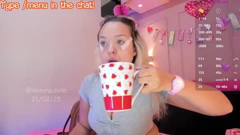 Snapshot of saraavila_ chatting on 02/21/25, 08:38 SaraAvila online show from 02/21/25, 08:38